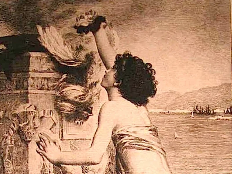 1859-Gustave Léon Antoine Marie Popelin - Offerta ad Esculapio